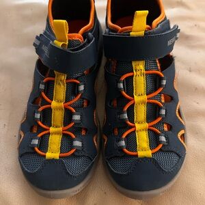 Merrell Navy Blue and Yellow Water Sandals